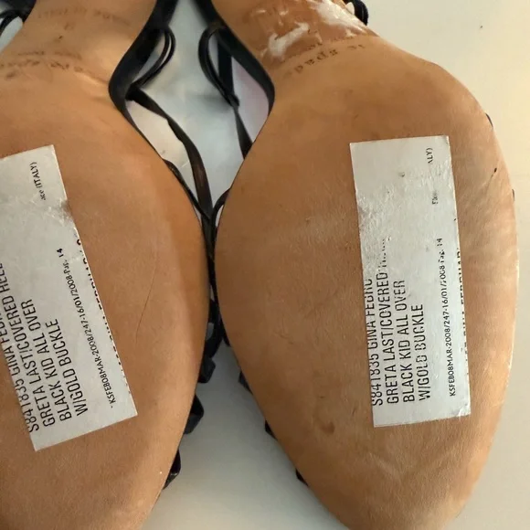 Kate Spade Black Strappy Heels - Picture 6 of 6